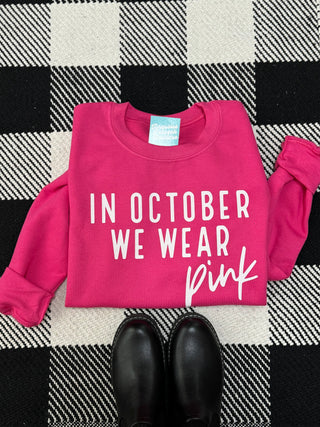 We Wear Pink Sweatshirt