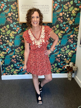 Autumn Dot Dress