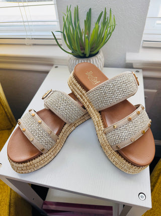 Raffia Walk of Shame Sandal