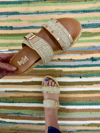 Raffia Walk of Shame Sandal