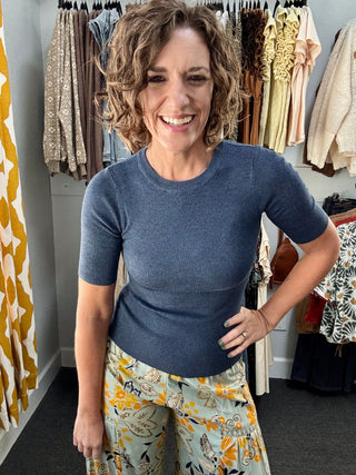 Classic Indigo Sweater
