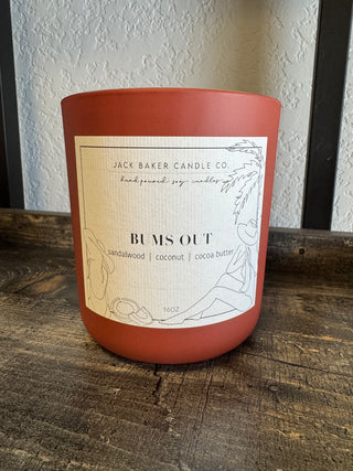 Bums Out Candle