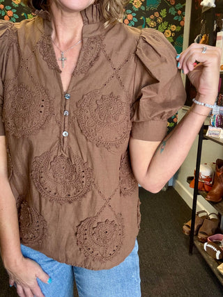 Chocolate Charm Top
