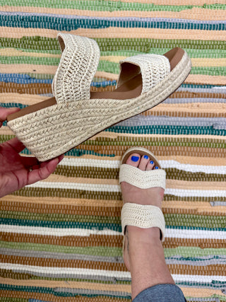 Ivory Clueless Wedge