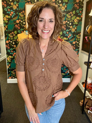 Chocolate Charm Top