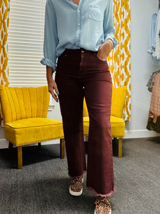Vintage Wine Pants