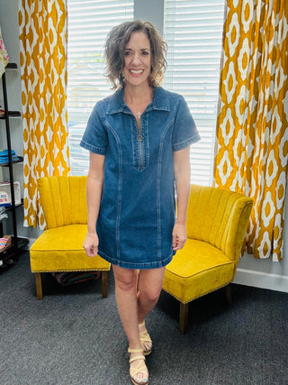 Lia River Blue Dress