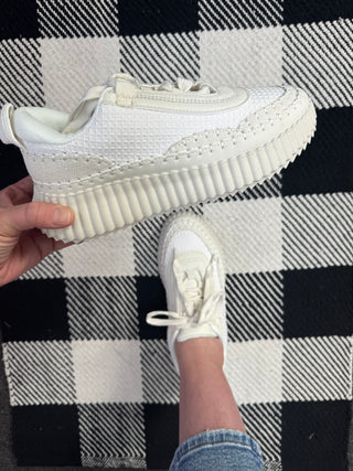 White Adventure Sneakers