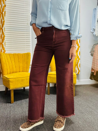 Vintage Wine Pants