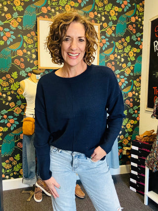 Navy Breeze Sweater