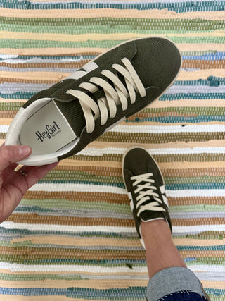 Khaki Corduroy No Chaser Sneaker
