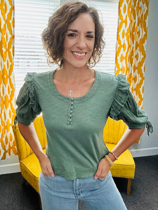 Slate Green Keely Top