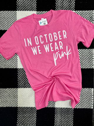 We Wear Pink Tee