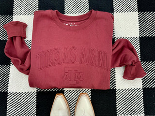 TAMU Embossed Sweatshirt