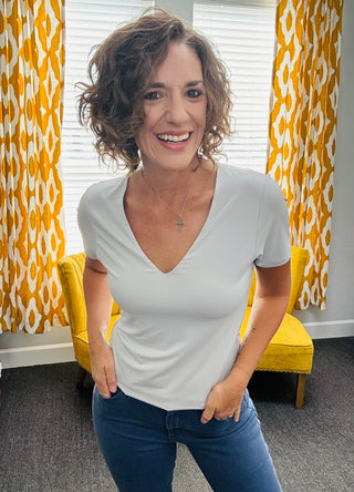 Silver Cloud Roma Top