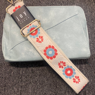 Daisy Embroidered Guitar Strap