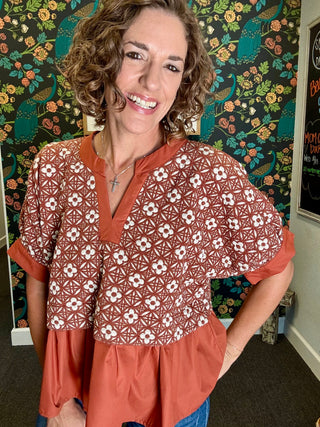 Harvest Patchwork Top