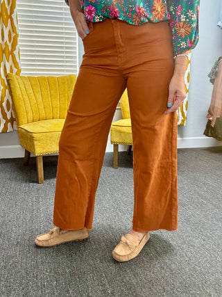 Pumpkin High Waist Pants