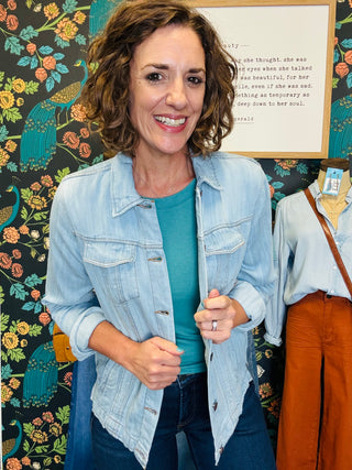 Light Denim Washed Jacket