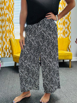 Black Dot Pants