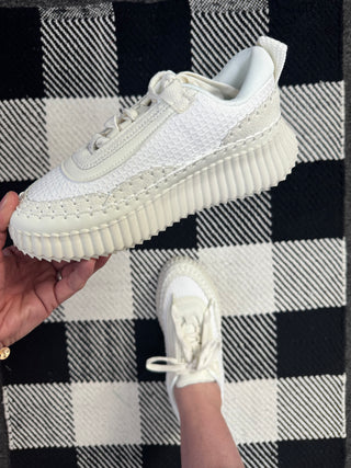White Adventure Sneakers