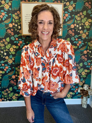 Sunset Bloom Top
