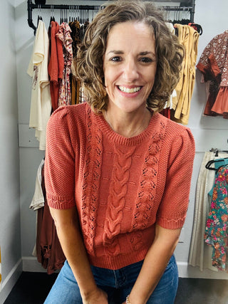 Burnt Poppy Sweater