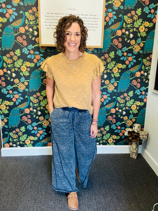 Denim Animal Pants
