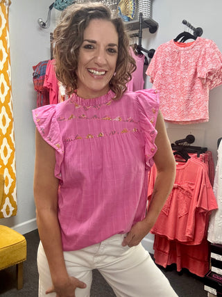 Pink Dylan Top