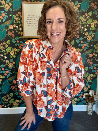 Sunset Bloom Top