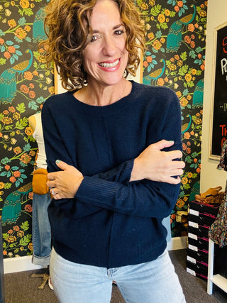 Navy Breeze Sweater