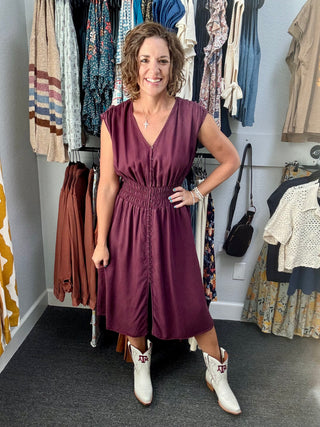Malbec Woodsy Charm Dress