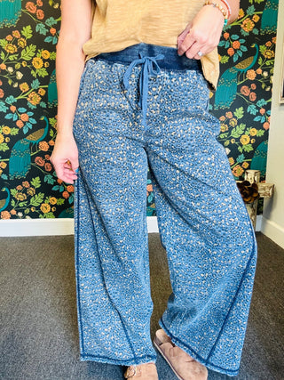 Denim Animal Pants
