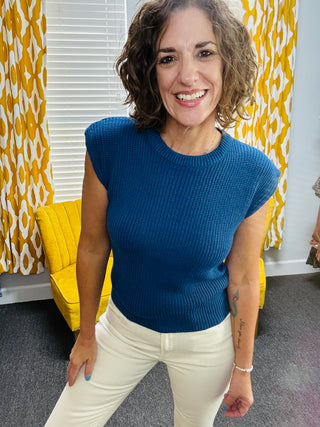 Teal Blue Sweater