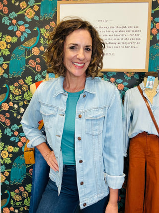 Light Denim Washed Jacket