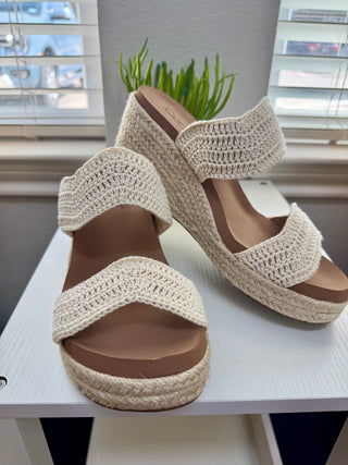 Ivory Clueless Wedge