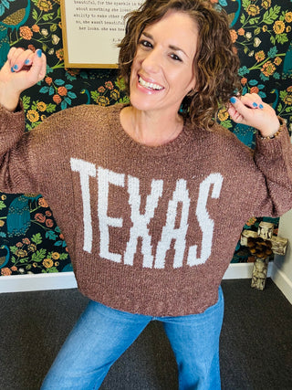 Texas Mocha Chunky Sweater