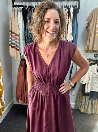 Malbec Woodsy Charm Dress
