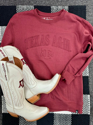 TAMU Embossed Sweatshirt
