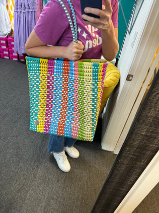 Striped Summer Tote