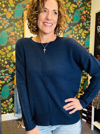 Navy Breeze Sweater
