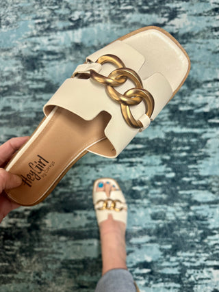 Ivory Off the Chain Sandal