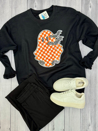 Checkered Ghost Sweatshirt