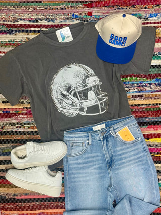Sparkly Football Helmet Tee