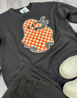 Checkered Ghost Sweatshirt