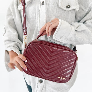 Maroon Coco Crossbody