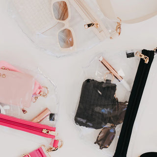 Black Kehlani Clear Stadium Bag