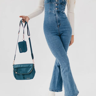 Teal Tilly Crossbody Bag