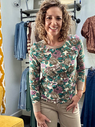 Khaki  Bloom Top