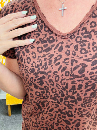 Brown Leopard Vanya Tee